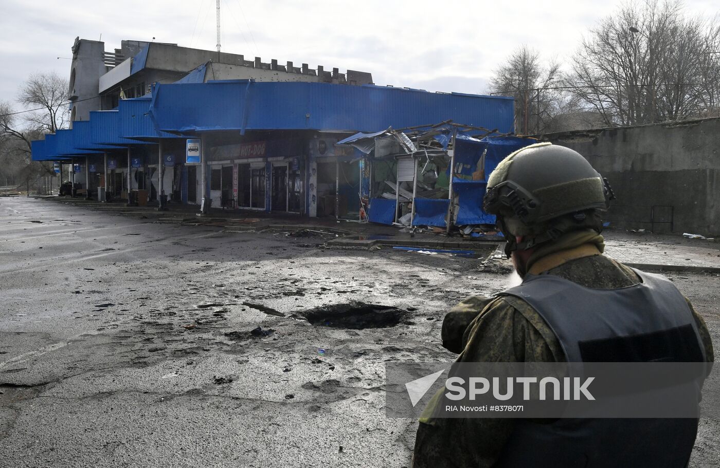 Russia Ukraine Military Operation Shelling