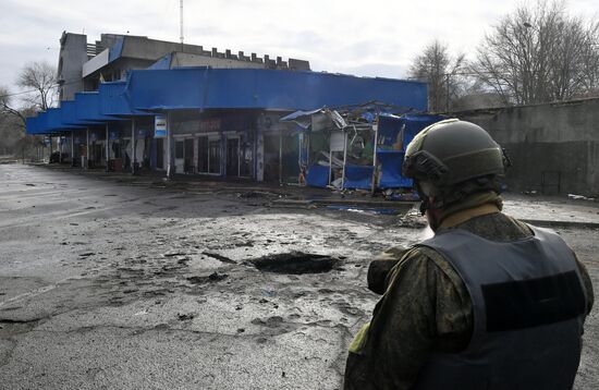 Russia Ukraine Military Operation Shelling