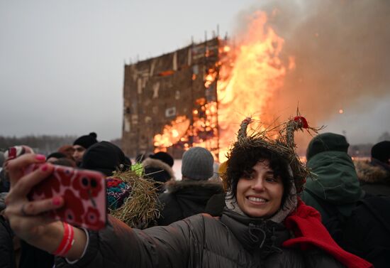 Russia Maslenitsa Celebration