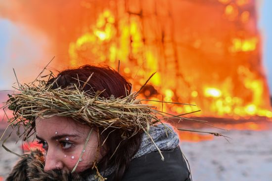 Russia Maslenitsa Celebration