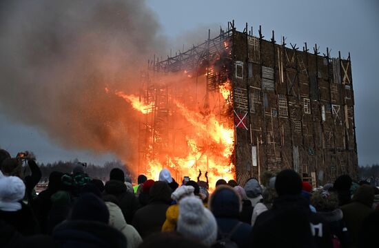 Russia Maslenitsa Celebration