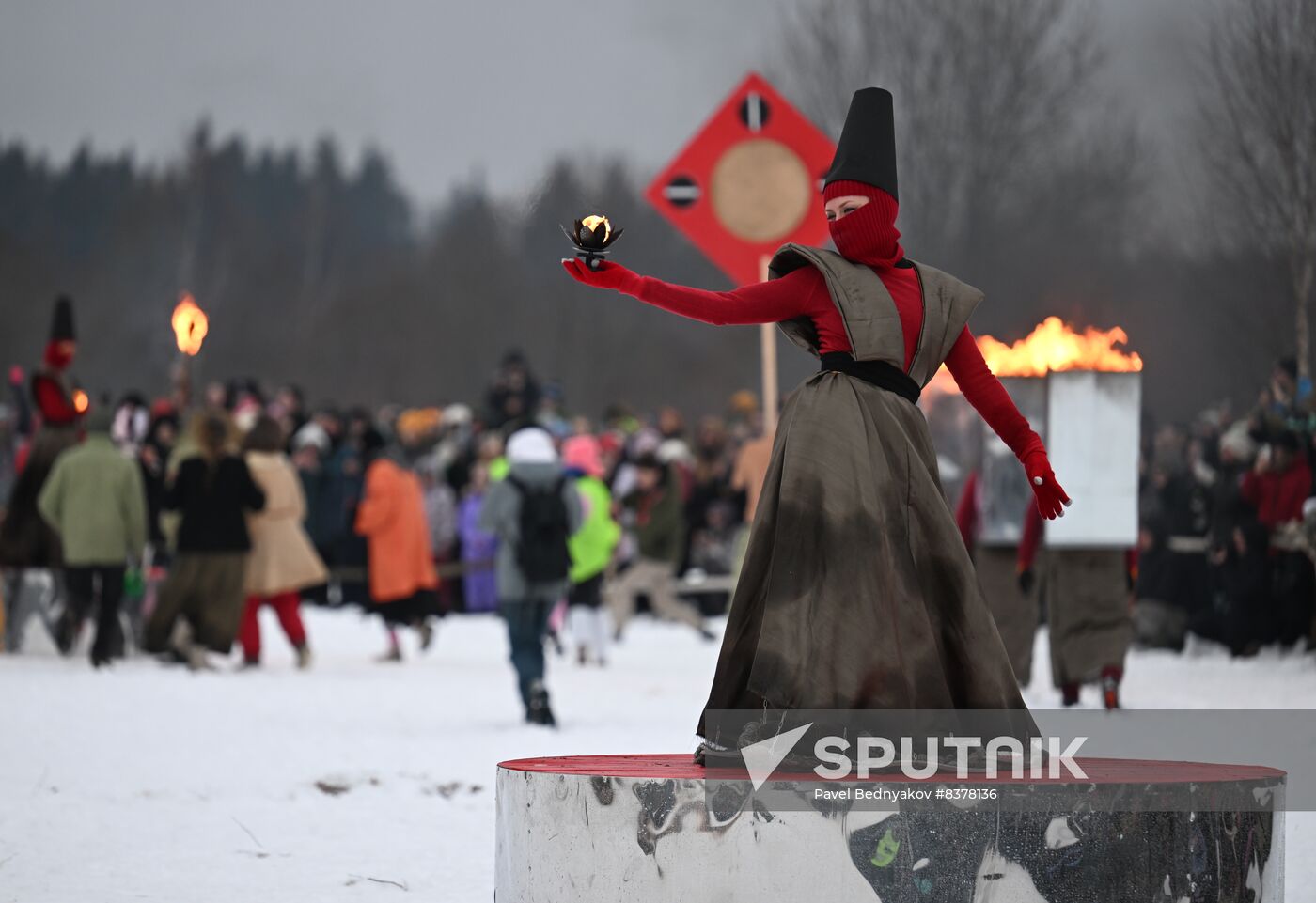 Russia Maslenitsa Celebration