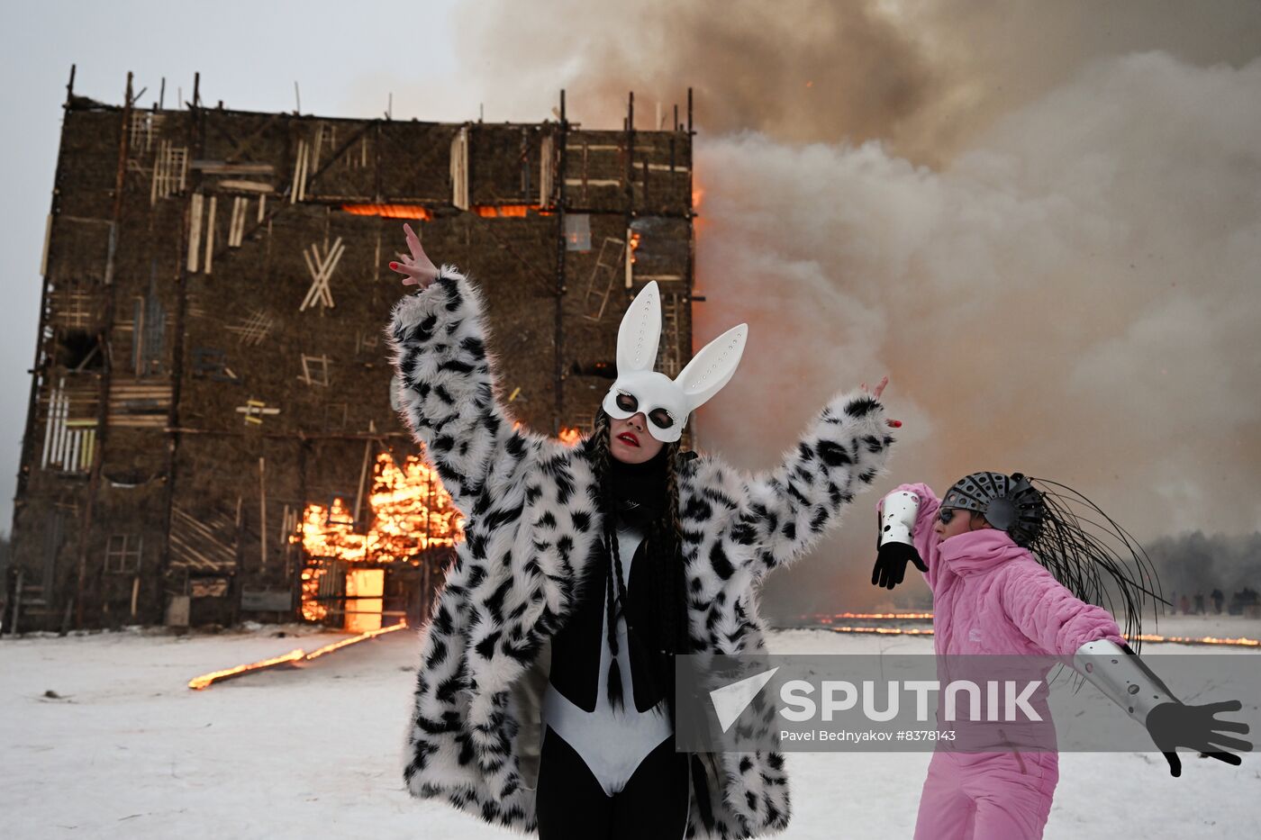 Russia Maslenitsa Celebration