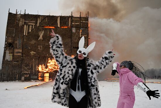 Russia Maslenitsa Celebration