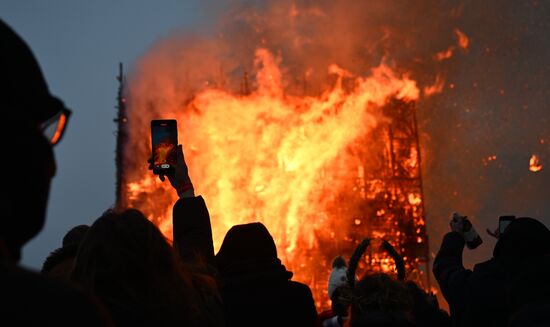 Russia Maslenitsa Celebration