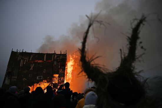 Russia Maslenitsa Celebration
