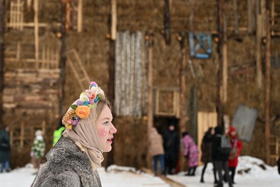 Russia Maslenitsa Celebration