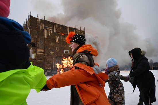 Russia Maslenitsa Celebration
