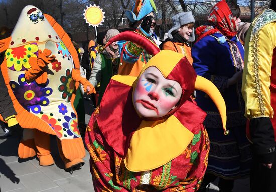 Russia Regions Maslenitsa Celebration