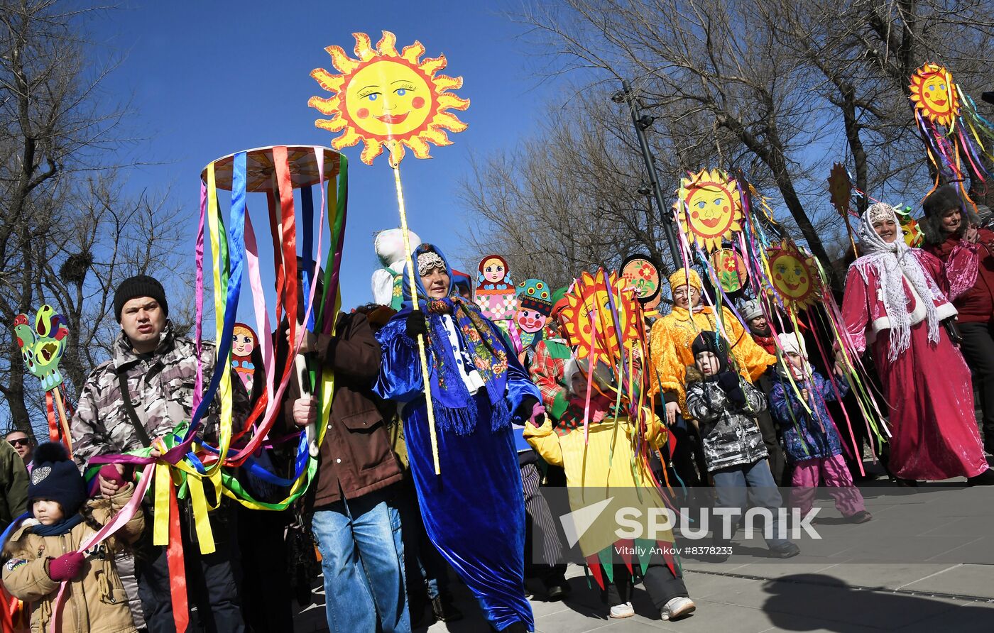 Russia Regions Maslenitsa Celebration