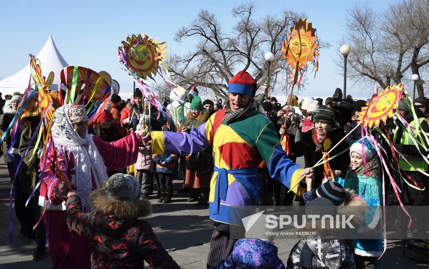 Russia Regions Maslenitsa Celebration