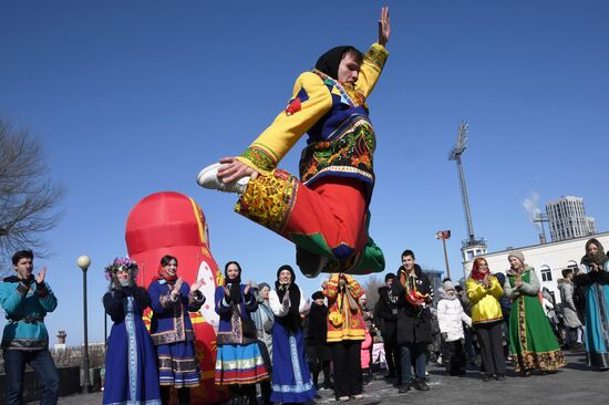 Russia Regions Maslenitsa Celebration