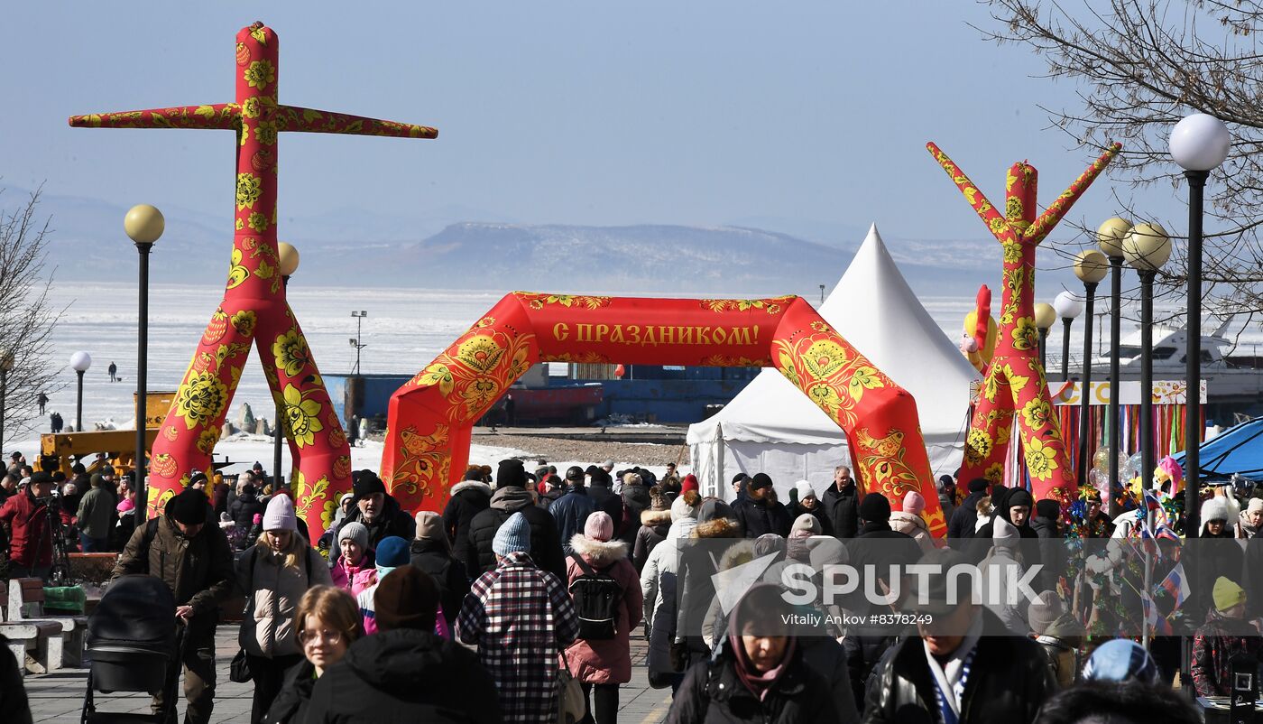 Russia Regions Maslenitsa Celebration