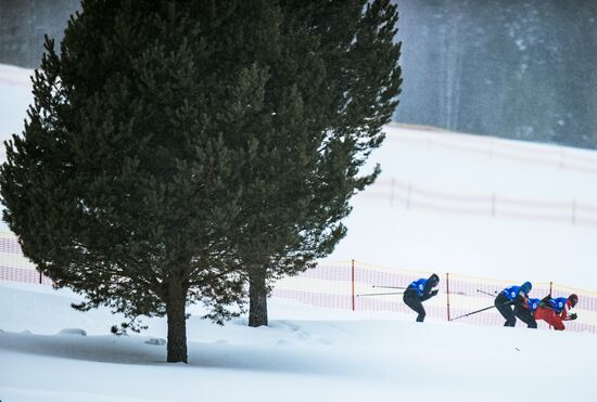 Russia Cross-Country Skiing Competition Men
