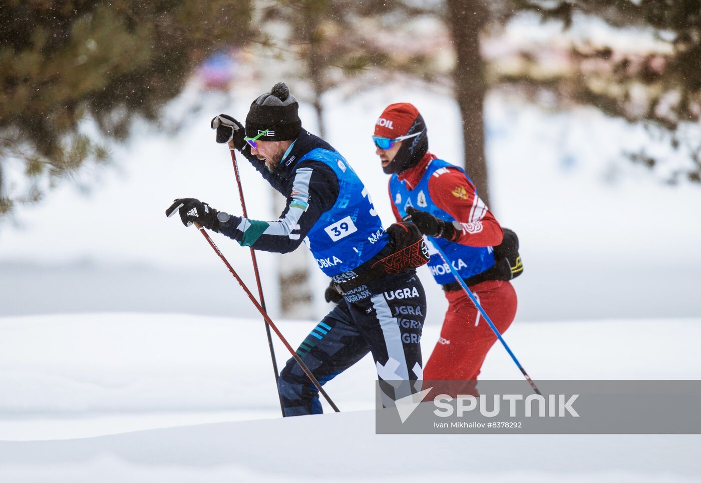 Russia Cross-Country Skiing Competition Men