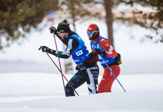 Russia Cross-Country Skiing Competition Men