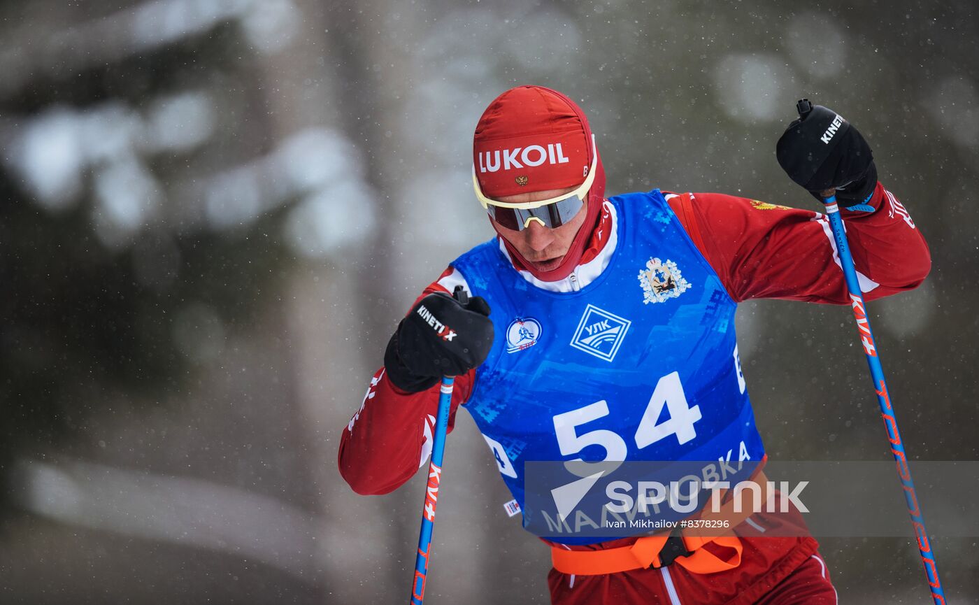 Russia Cross-Country Skiing Competition Men