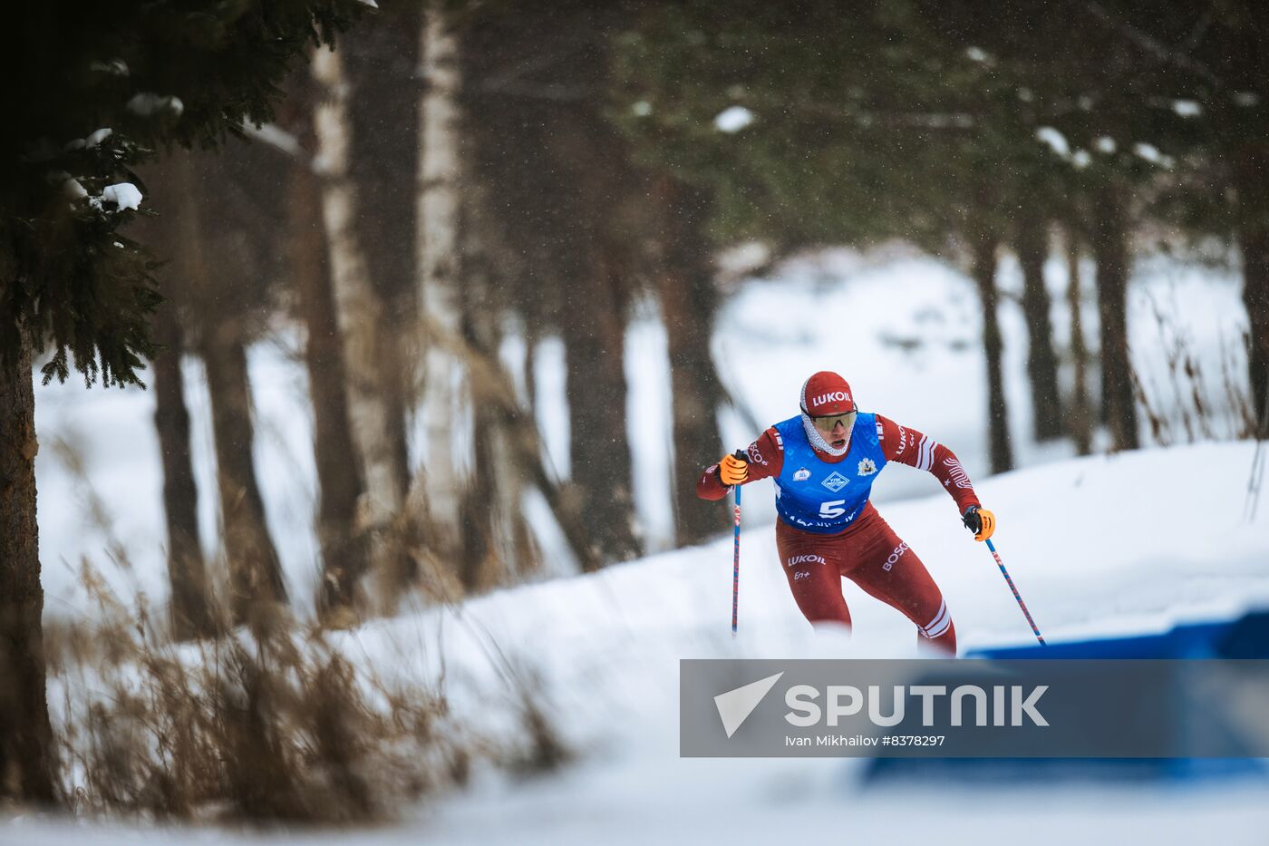 Russia Cross-Country Skiing Competition Men