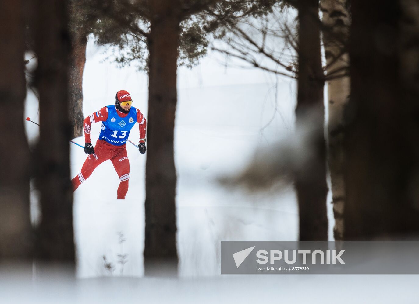 Russia Cross-Country Skiing Competition Men