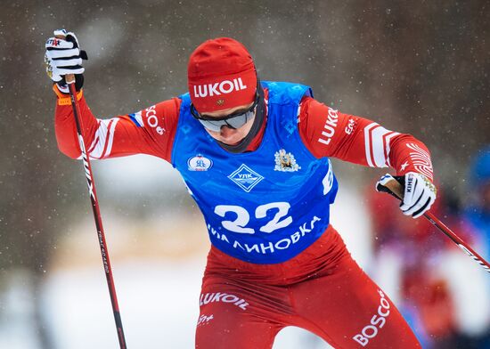 Russia Cross-Country Skiing Competition Men