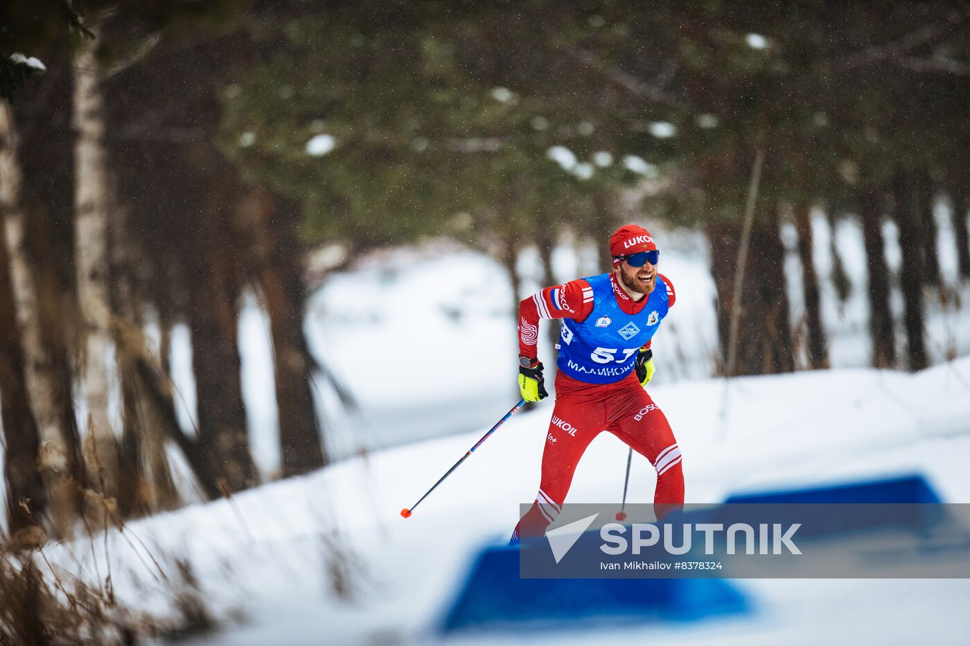 Russia Cross-Country Skiing Competition Men