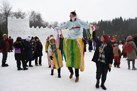 Russia Bakshevskaya Maslenitsa Celebration