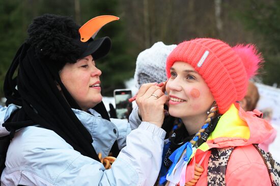 Russia Bakshevskaya Maslenitsa Celebration