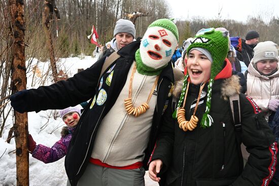 Russia Bakshevskaya Maslenitsa Celebration