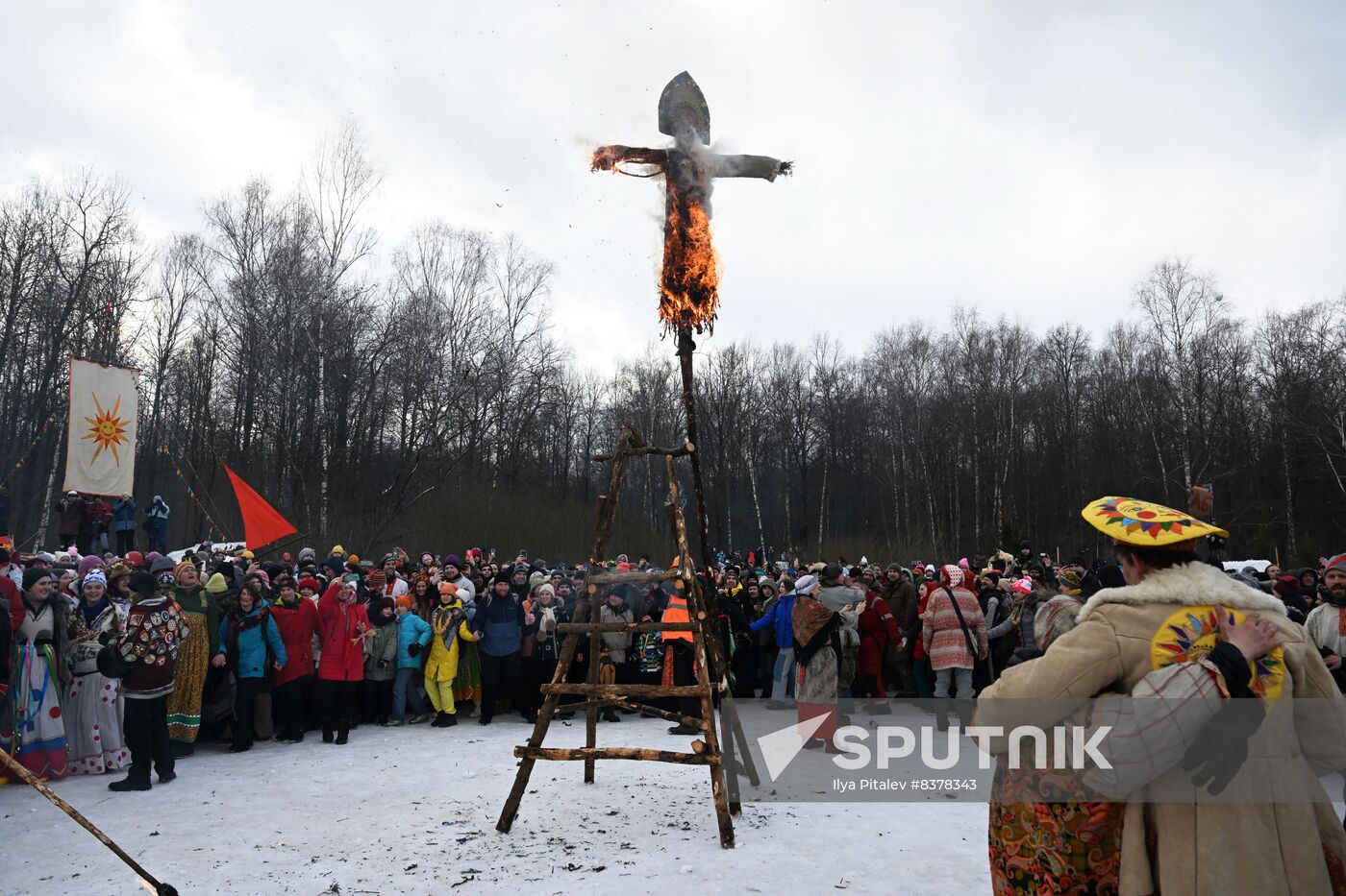 Russia Bakshevskaya Maslenitsa Celebration