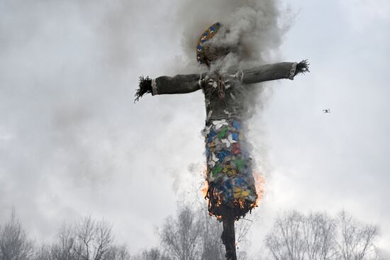 Russia Bakshevskaya Maslenitsa Celebration