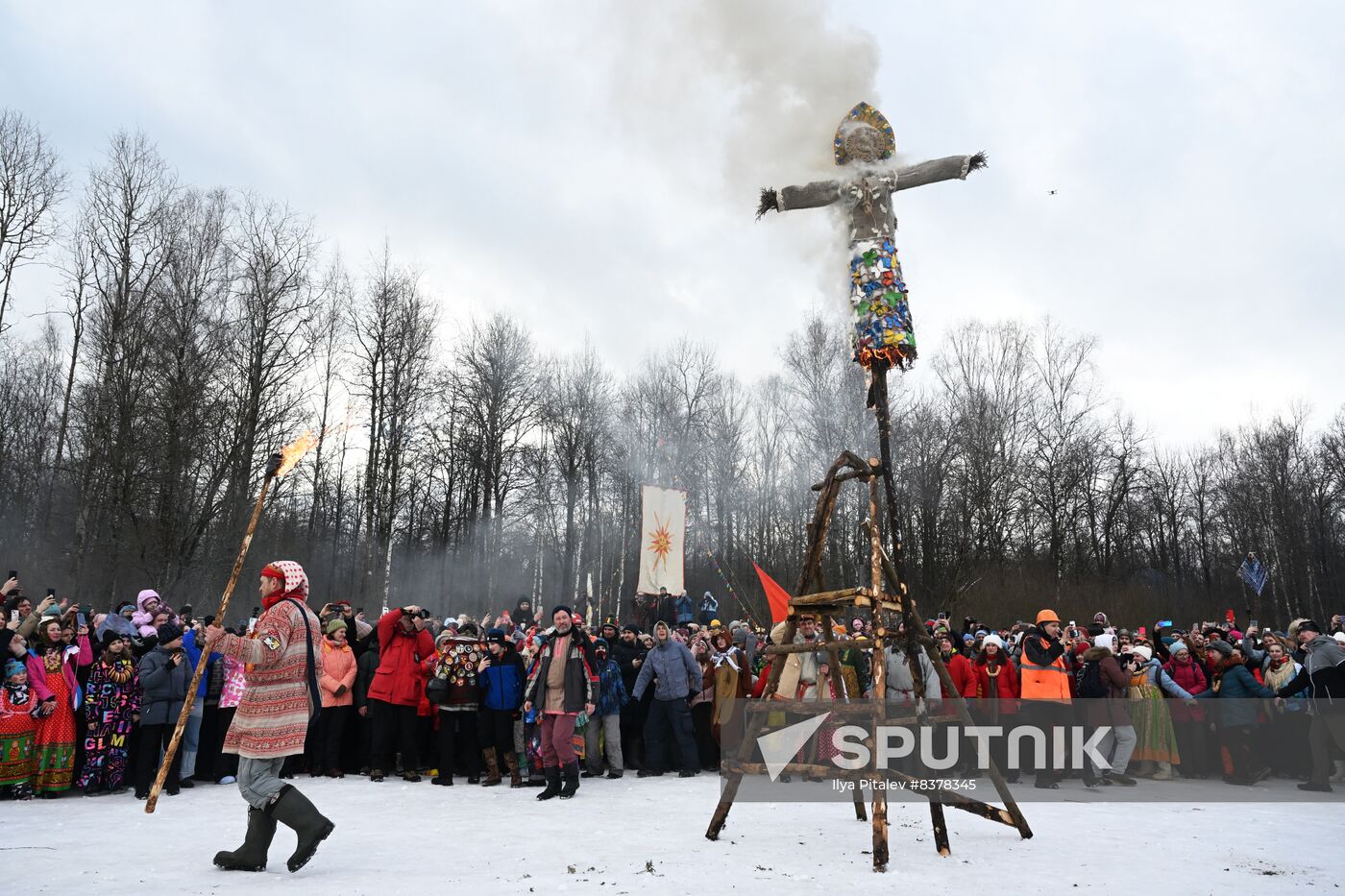 Russia Bakshevskaya Maslenitsa Celebration