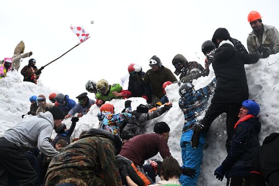 Russia Bakshevskaya Maslenitsa Celebration