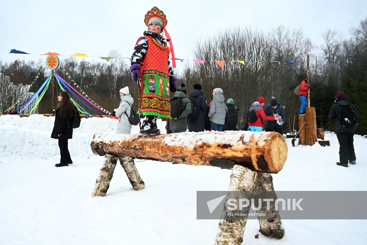 Russia Bakshevskaya Maslenitsa Celebration