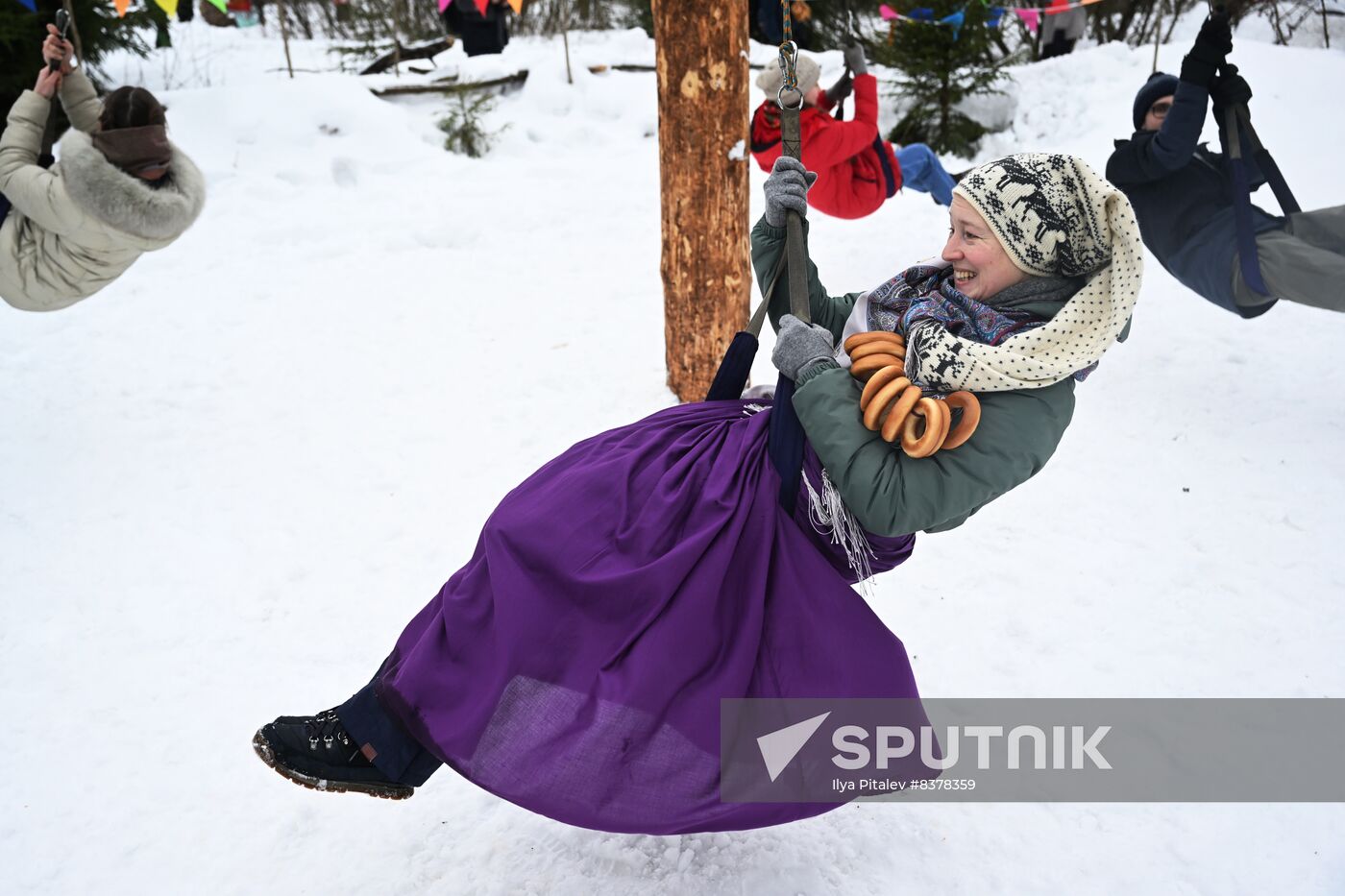 Russia Bakshevskaya Maslenitsa Celebration