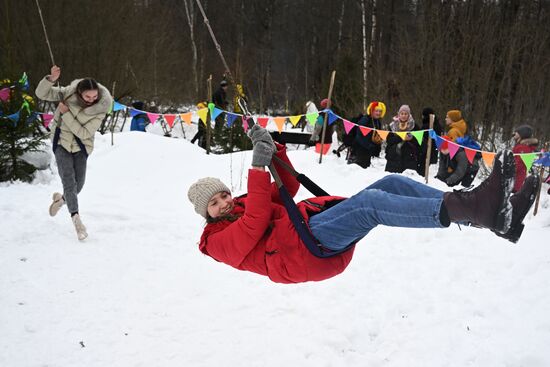 Russia Bakshevskaya Maslenitsa Celebration