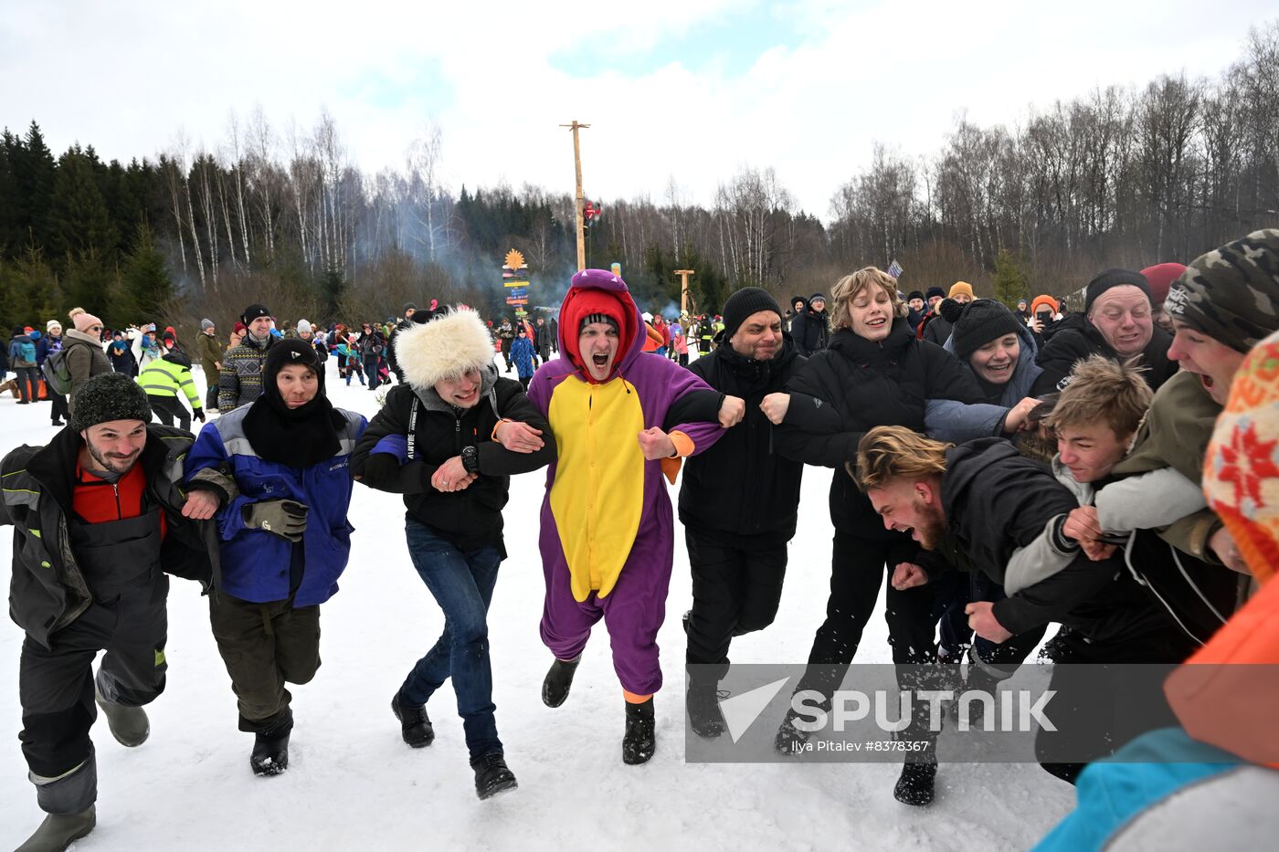 Russia Bakshevskaya Maslenitsa Celebration