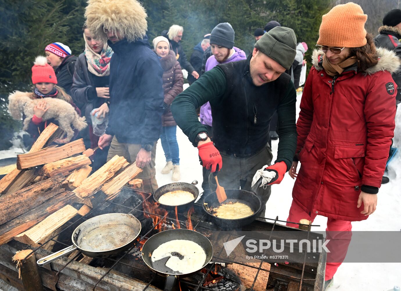 Russia Bakshevskaya Maslenitsa Celebration