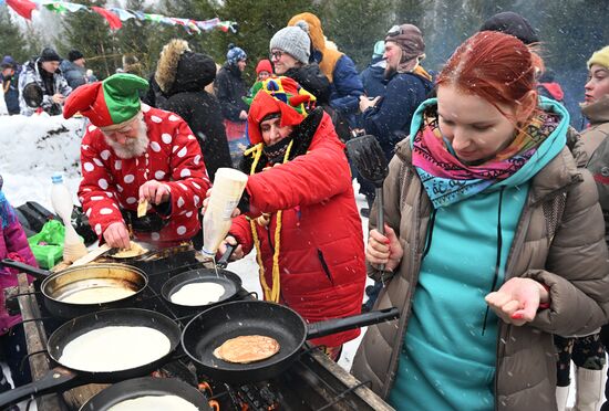 Russia Bakshevskaya Maslenitsa Celebration