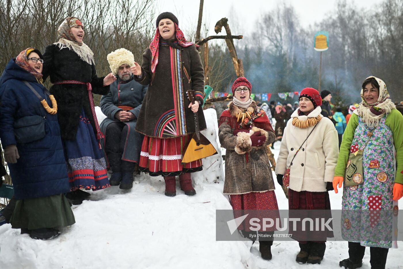 Russia Bakshevskaya Maslenitsa Celebration