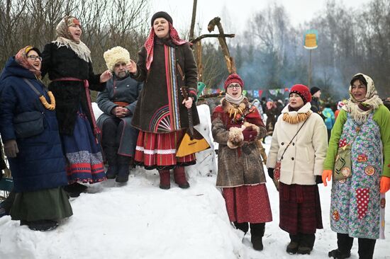 Russia Bakshevskaya Maslenitsa Celebration