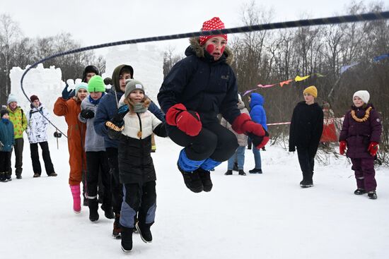 Russia Bakshevskaya Maslenitsa Celebration