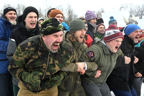 Russia Bakshevskaya Maslenitsa Celebration