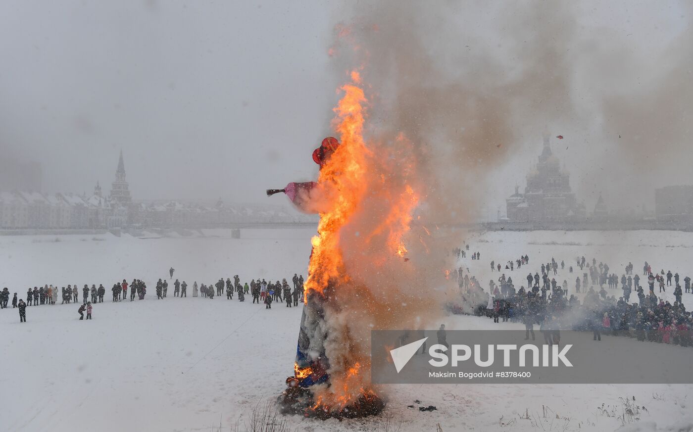 Russia Regions Maslenitsa Celebration