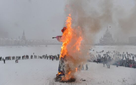 Russia Regions Maslenitsa Celebration