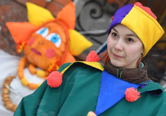 Russia Regions Maslenitsa Celebration