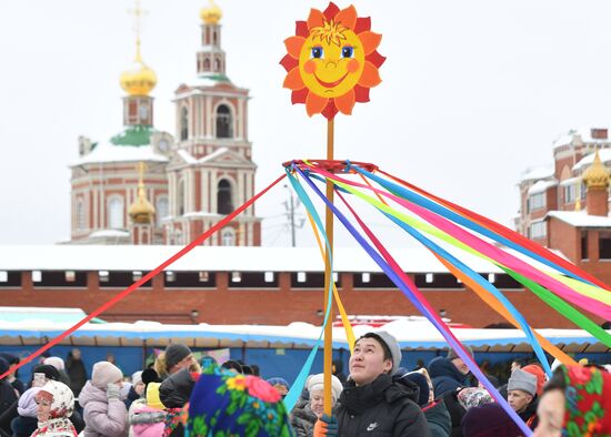 Russia Regions Maslenitsa Celebration