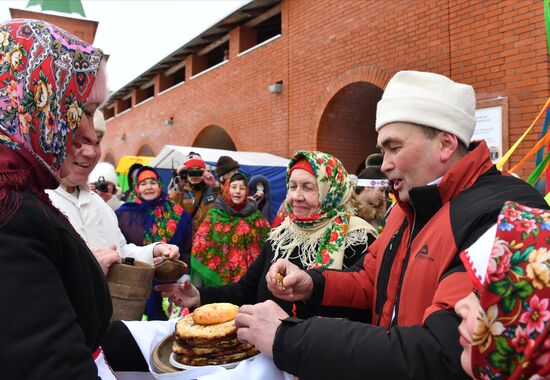 Russia Regions Maslenitsa Celebration