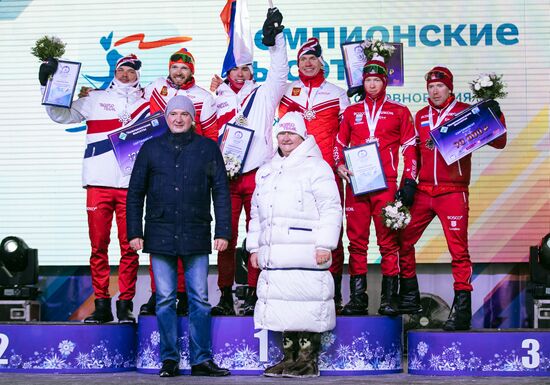 Russia Cross-Country Skiing Competition Men