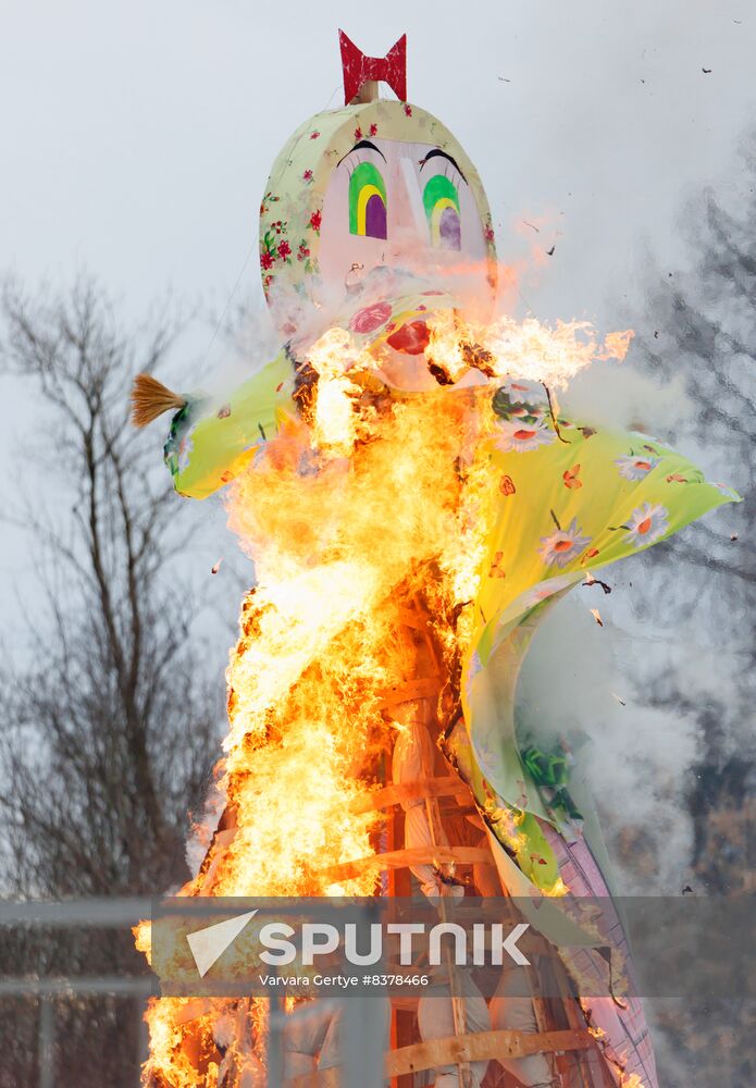 Russia Regions Maslenitsa Celebration