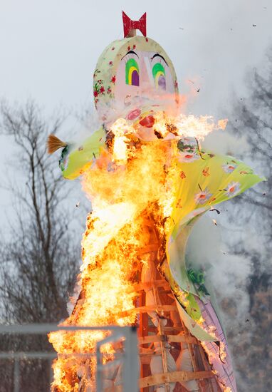 Russia Regions Maslenitsa Celebration